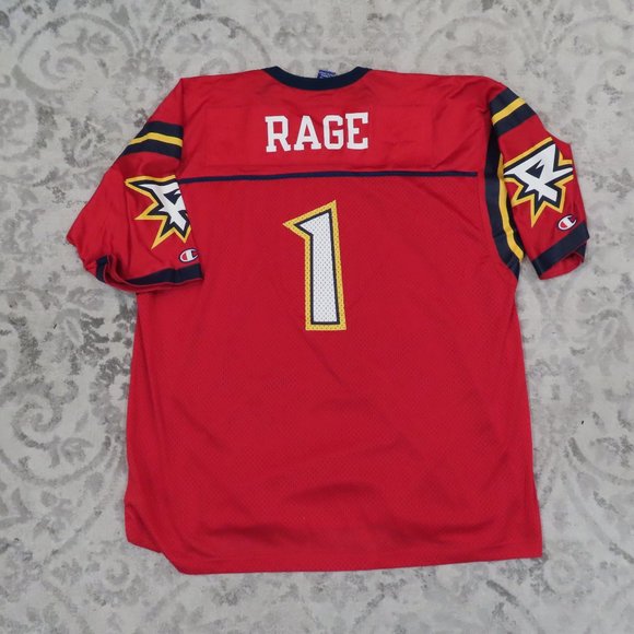 (2001) Orlando Rage #1 nfl XFL Football Jersey Adult MEN'S/MENS (XL-48) - Picture 8 of 9